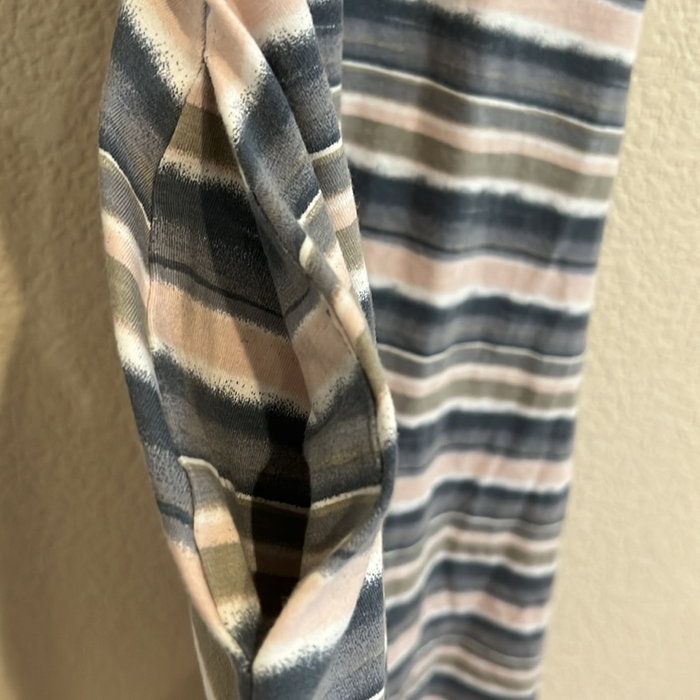 Pact Striped Tank Dress in Blue, Cream, Gray - Picture 6 of 11